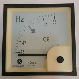 فرکانس متر 45Hz تا 55Hz مدل BE-96 P.T 380V