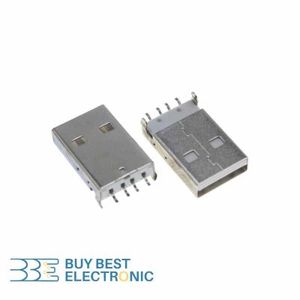 USB A MALE SMD (IRON BODY)