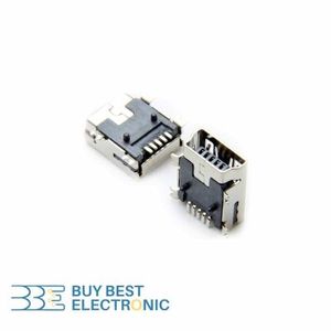 USB B F SMD (MINI 5PIN) COPPER BODY