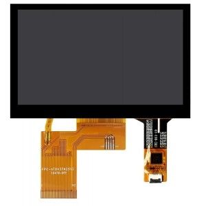 السیدی 4.3 اینچ رنگی لمسی خازنی 40 پین TFT 4.3 Inch LCD..