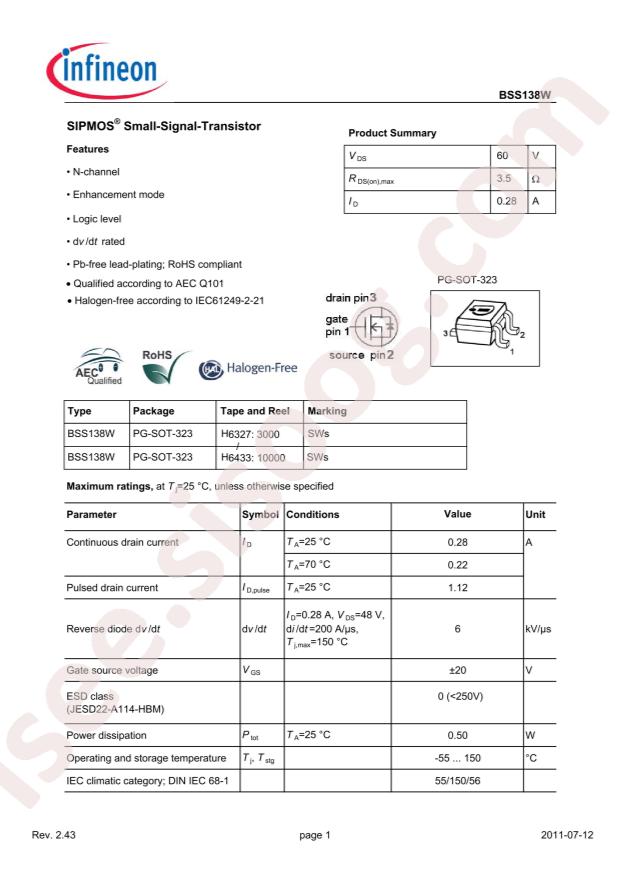 BSS138WH6327