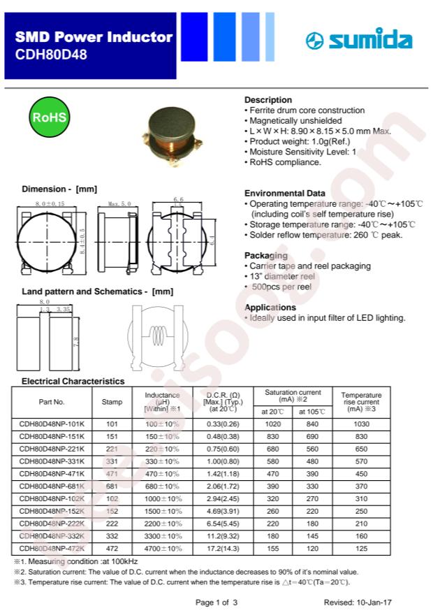 CDH80D48NP-221KC