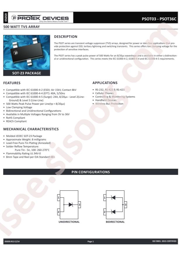 PSOT15-LF-T7