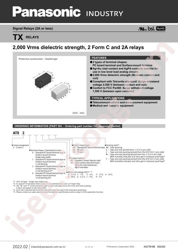 TX2SA-5V