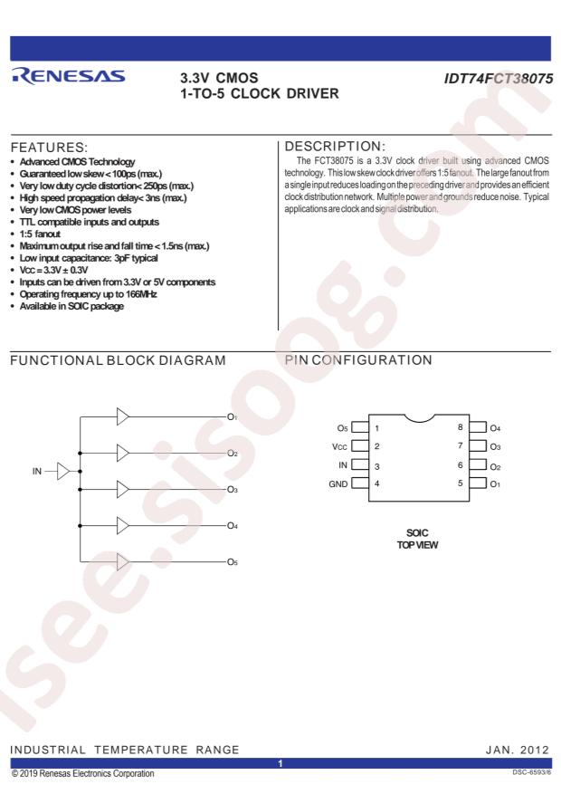 74FCT38075DCGI8