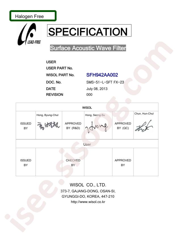 SFH942AA002