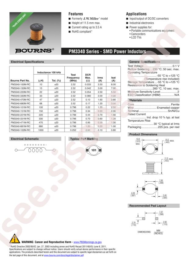 PM3340-150M-RC