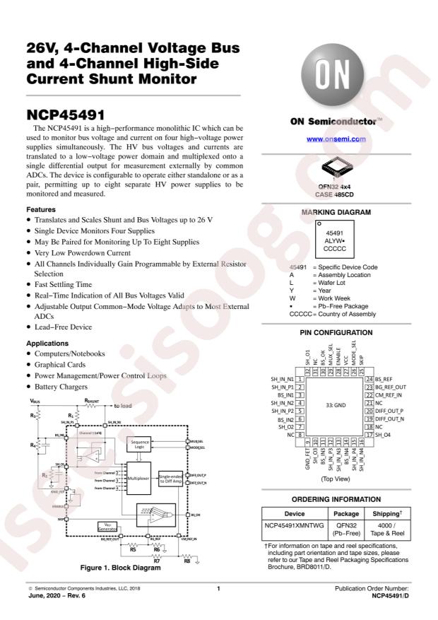 NCP45491PMNGEVB