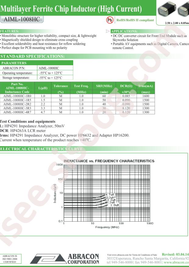 AIML-1008HC-1R5M-T