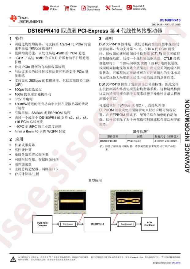 DS160PR410RNQT