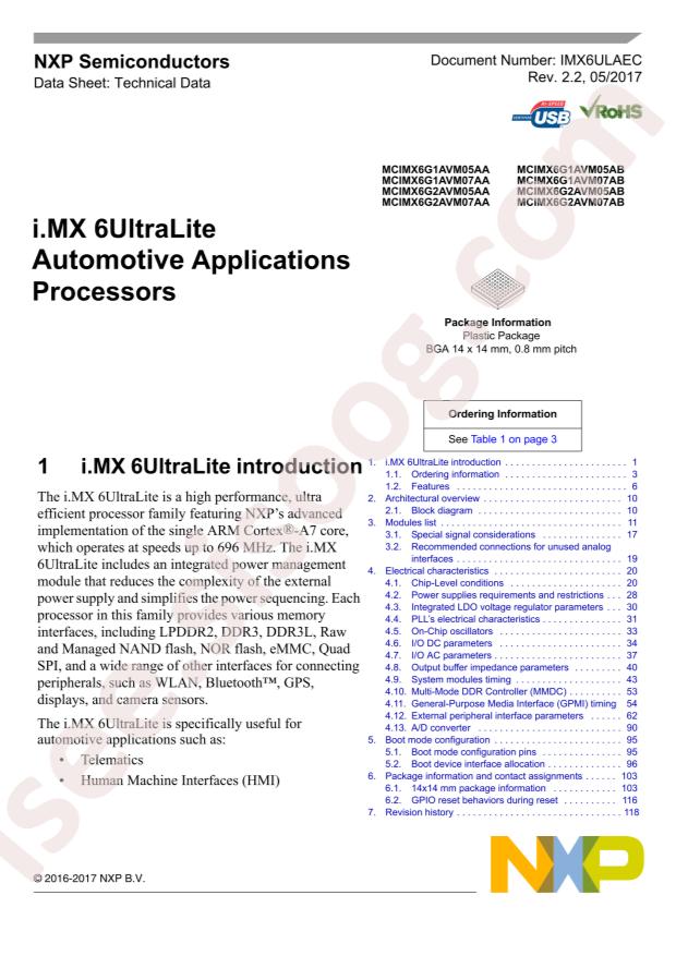 MCIMX6G2CVM05ABR