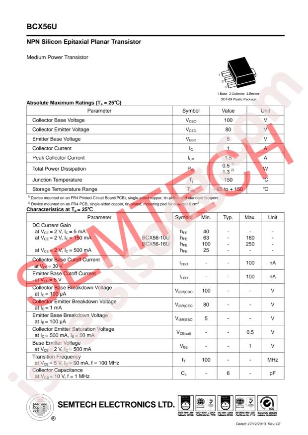 BCX56-16U