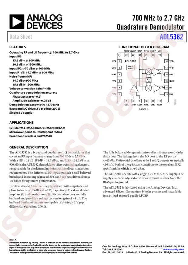 ADL5382ACPZ-R7