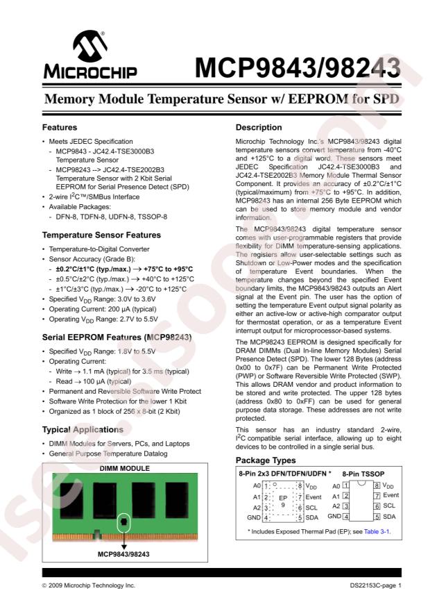 MCP9843-BE/ST