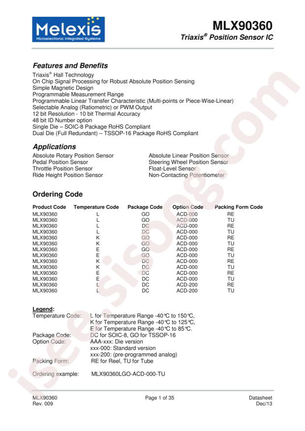 MLX90360EDC-ACD-000-RE