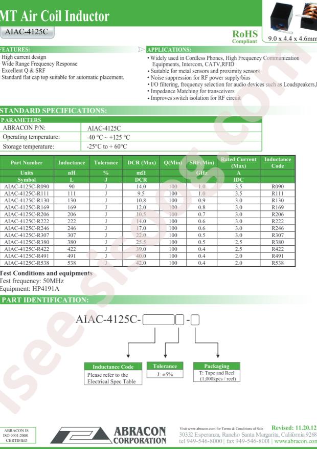 AIAC-4125C-R307J-T