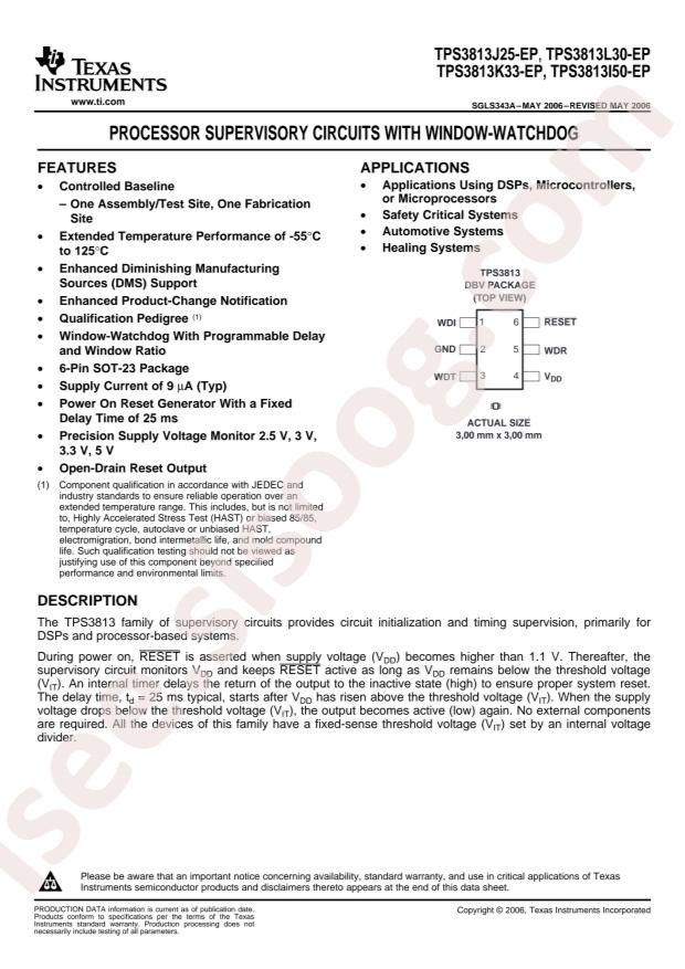 TPS3813K33MDBVREP