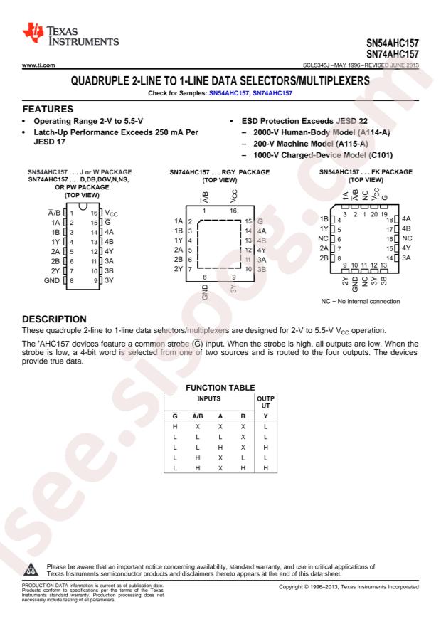 SN74AHC157DR