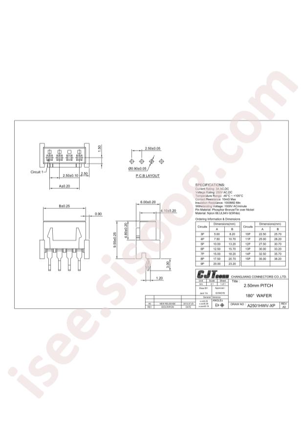 A2501HWV-5P