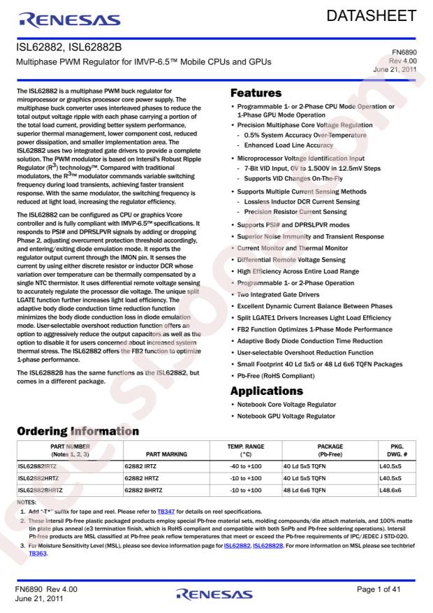 ISL62882HRTZ-T