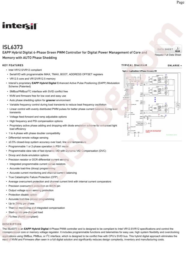 ISL6373IRTZ-T