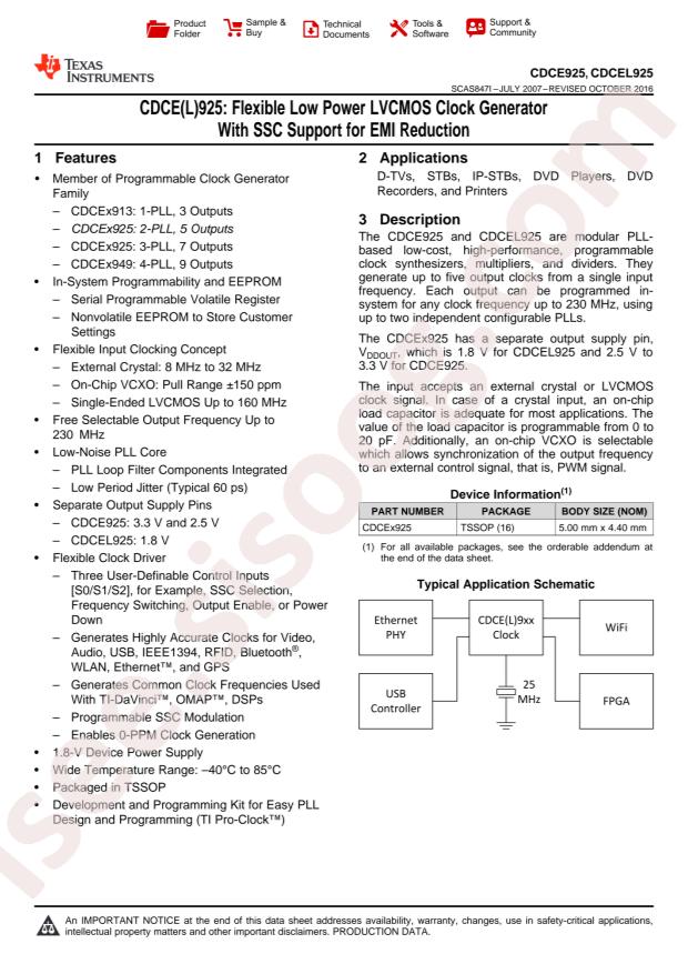 CDCE925PWR