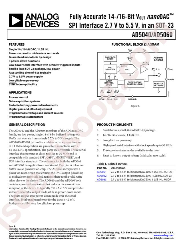 AD5060ARJZ-1500RL7