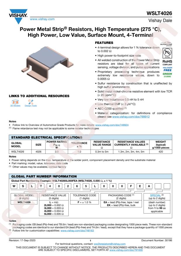 WSLT40265L000FEA