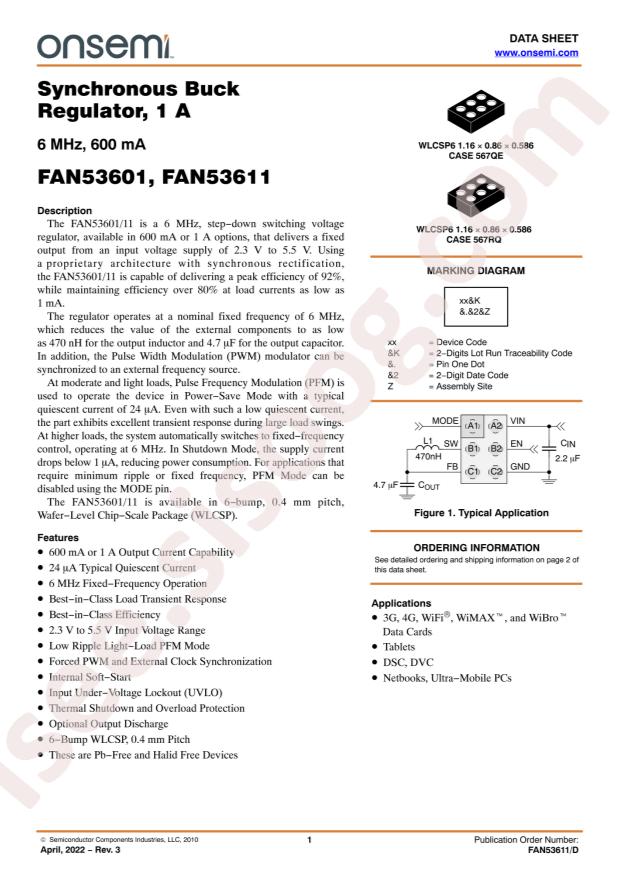 FAN53611AUC205X