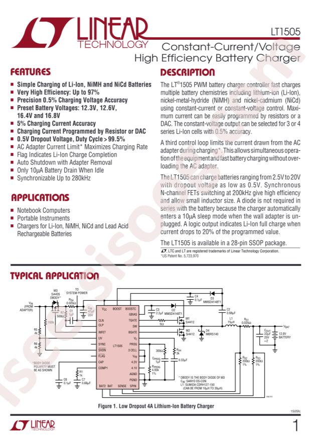 LT1505CG#PBF