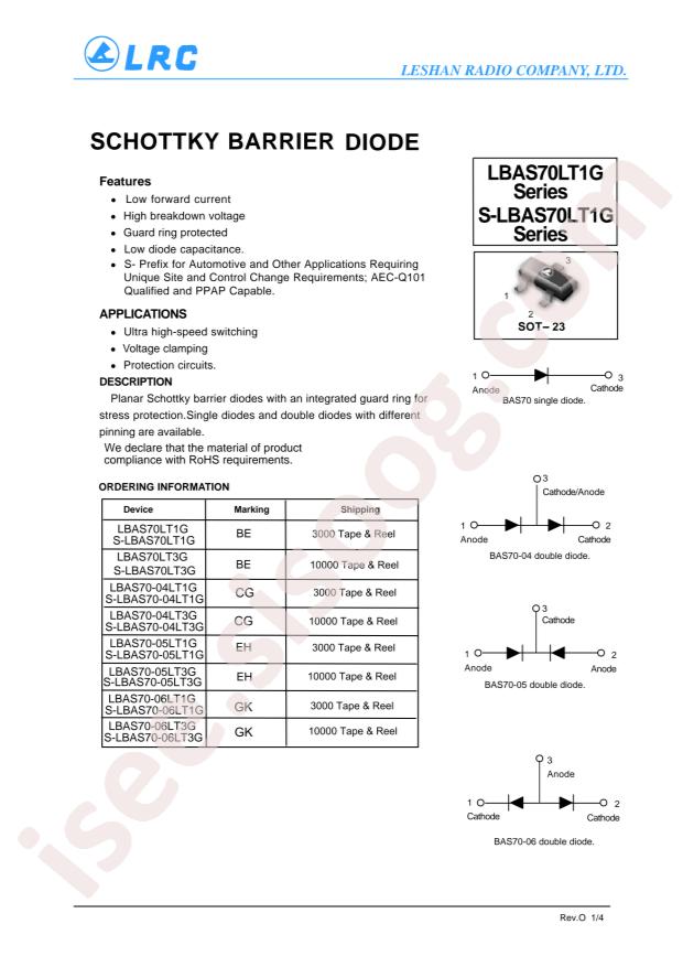 LBAS70-04LT1G