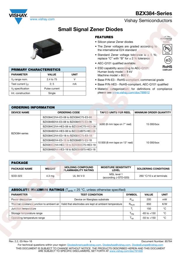 BZX384B9V1-E3-08