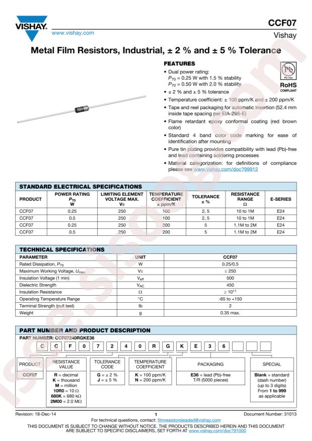 CCF071K00GKE36