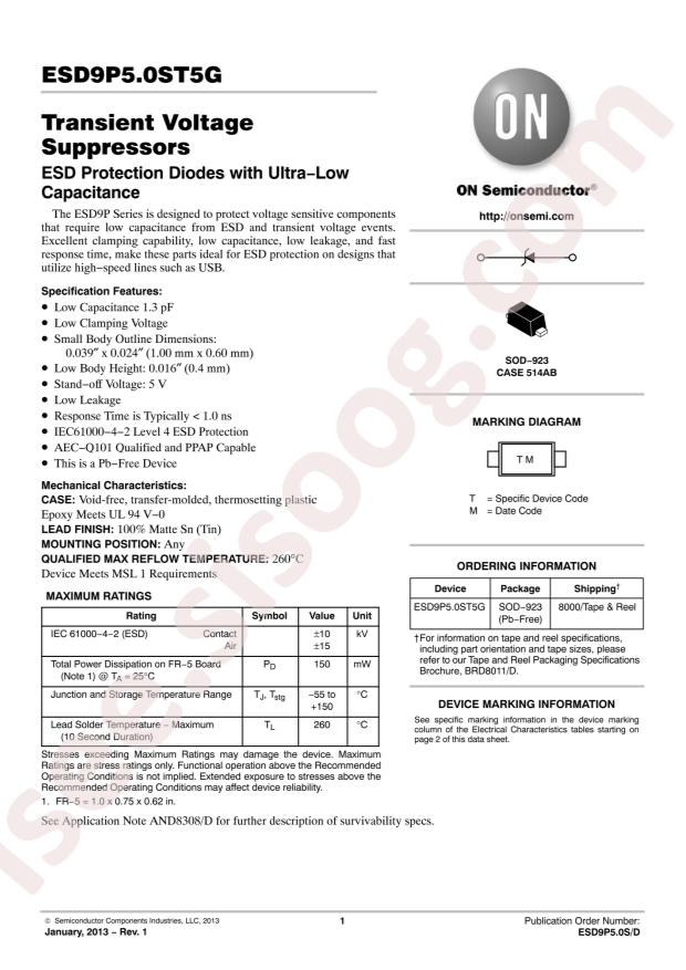 ESD9P5.0ST5G
