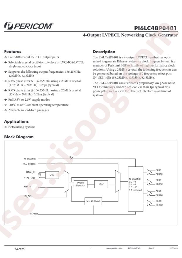 PI6LC48P0401LE