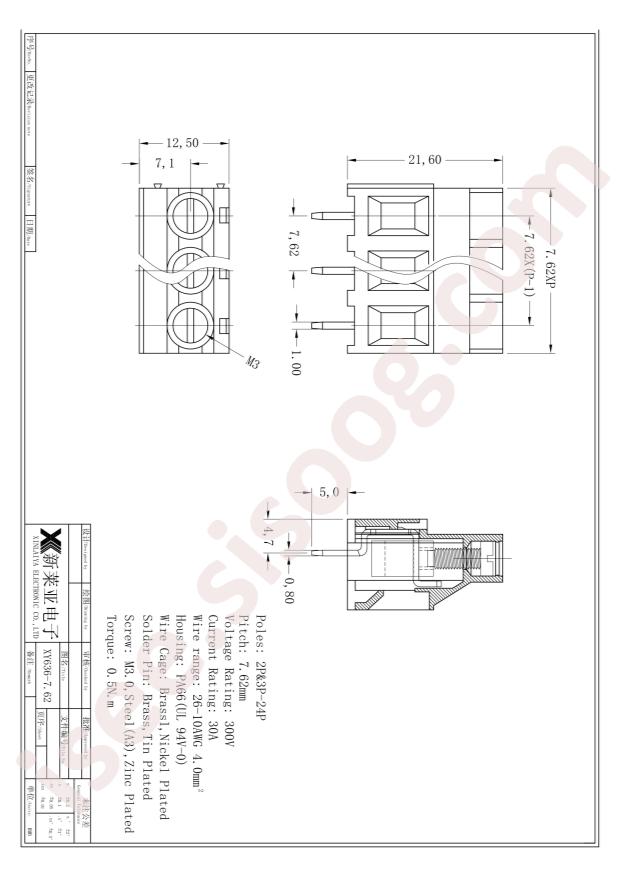 XY636-7.62-2P