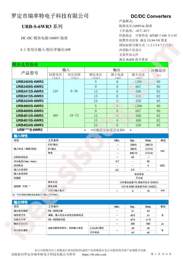 URB2405S-6WR3