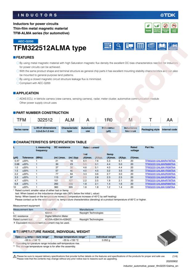 TFM322512ALMA3R3MTAA