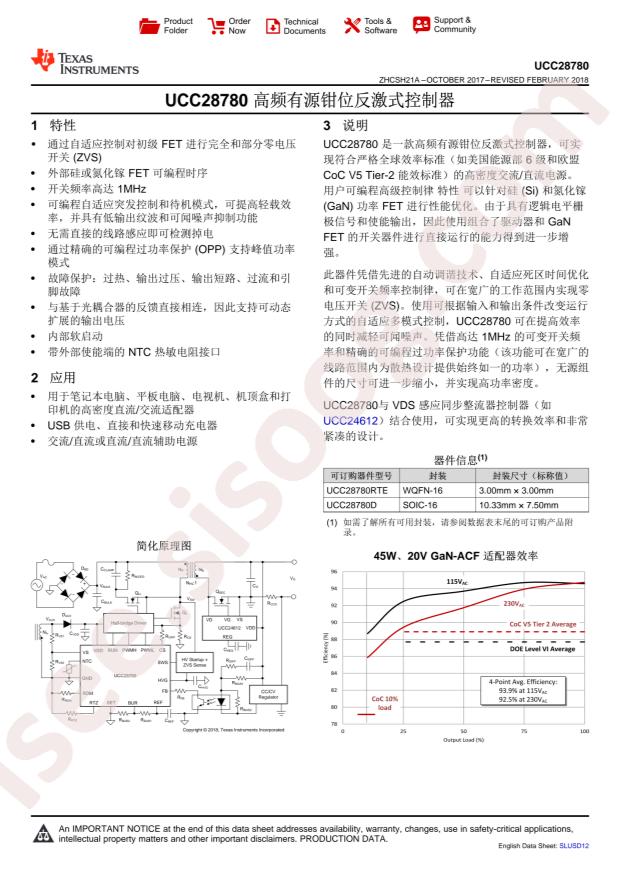UCC28780DR
