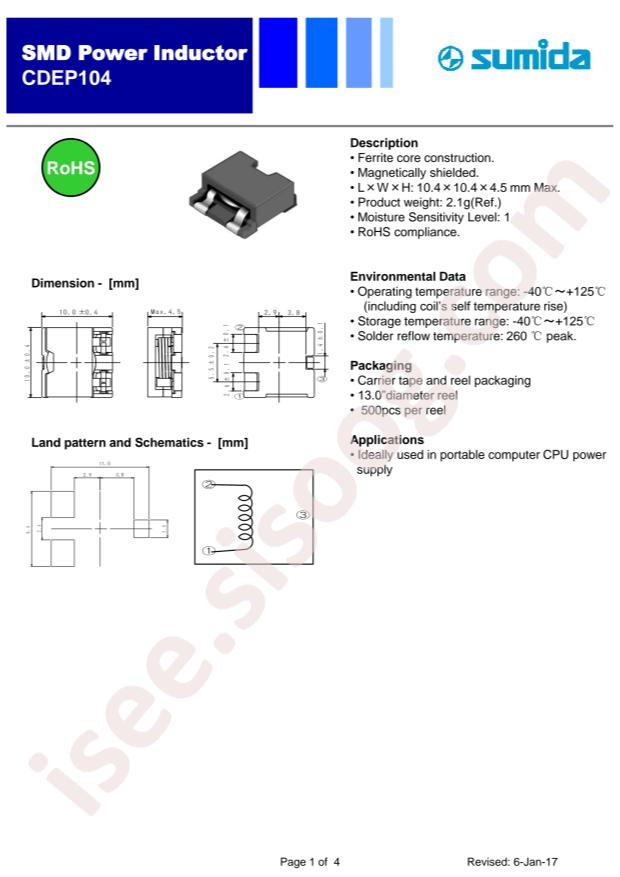 CDEP104NP-0R8MC-88