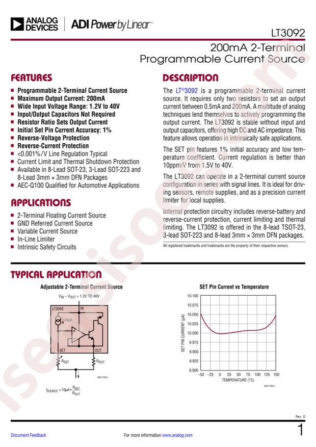 LT3092MPST#PBF