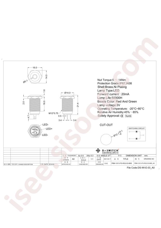 PBM-12I13-FS-RG2-S3-B8S