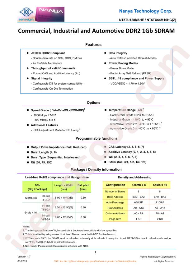 NT5TU64M16HG-AC