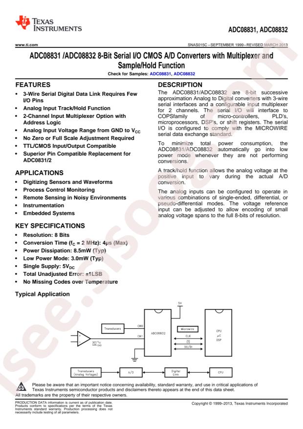 ADC08832IMX/NOPB
