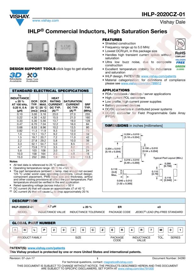 IHLP2020CZER2R2M01