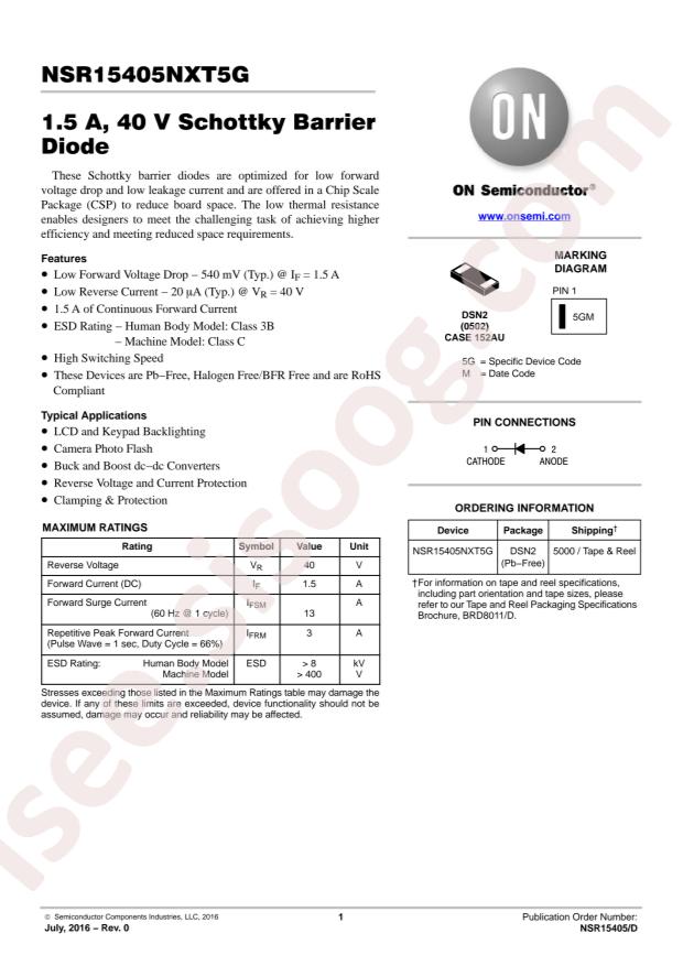 NSR15405NXT5G