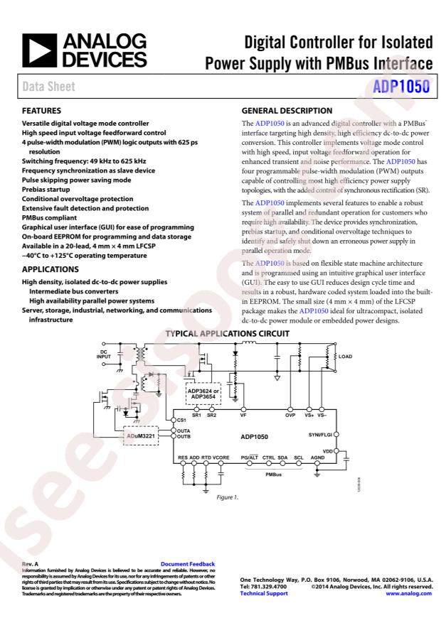 ADP1050ACPZ-R7