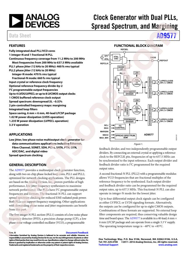 AD9577BCPZ-RL