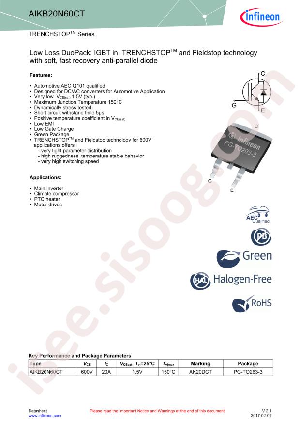 AIKB20N60CT