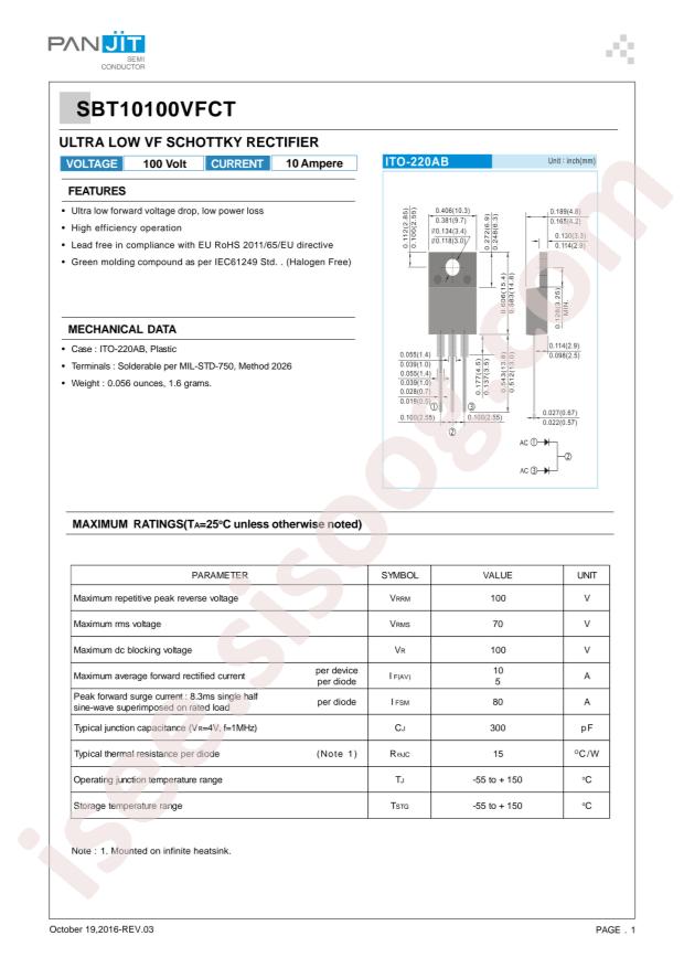 SBT10100VFCT-TO-0001